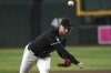 Arizona Diamondbacks pitcher Ryne Nelson throws against the New York Mets in the first inning during a baseball game, Thursday, Aug 29, 2024, in Phoenix. (AP Photo/Rick Scuteri)