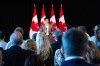 Prime Minister Justin Trudeau speaks at a Liberal Party fundraiser event in Halifax on Aug. 27, 2024. Trudeau will face a fretful and strained caucus in British Columbia Monday, who will be looking to him to finally reveal his plan to address the political free fall the party has endured for months. THE CANADIAN PRESS/Kelly Clark