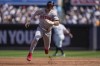 Boston Red Sox's Jarren Duran runs to third base on a two-run single by Rafael Devers during the fifth inning of a baseball game against the New York Yankees, Saturday, Sept. 14, 2024, in New York. (AP Photo/Frank Franklin II)