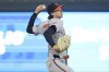 Baltimore Orioles starting pitcher Cade Povich delivers against the Minnesota Twins during the first inning of a baseball game, Friday, Sept. 27, 2024, in Minneapolis. (AP Photo/Matt Krohn)