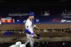 Kansas City Royals' Bobby Witt Jr. leaves the dugout following a 3-1 loss to the New York Yankees in Game 4 of an American League Division baseball playoff series Thursday, Oct. 10, 2024, in Kansas City, Mo. (AP Photo/Charlie Riedel)