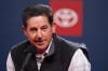 Philadelphia Phillies manager Rob Thomson speaks to the media during an end of the season baseball news conference, Tuesday, Oct. 15, 2024, in Philadelphia. (AP Photo/Chris Szagola)