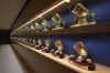 Los Angeles Dodgers memorabilia is seen near the Dodgers clubhouse, Saturday, Oct. 19, 2024, in Los Angeles. (AP Photo/Mark J. Terrill)