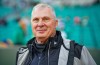 CFL Commissioner Randy Ambrosie looks on before a CFL football action between the Saskatchewan Roughriders and the Calgary Stampeders in Regina, Saturday, Oct. 26, 2024. THE CANADIAN PRESS/Heywood Yu