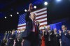 Donald Trump waves as he walks with former first lady Melania Trump at an election night watch party at the Palm Beach Convention Center, Wednesday, Nov. 6, 2024, in West Palm Beach, Fla. Trump was re-elected as U.S. president after a tumultuous campaign. THE CANADIAN PRESS/AP/Evan Vucci