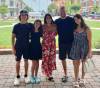 SUPPLIED
                                Wyatt Jones (left) is pictured with his sisters Avery and Peyton, and parents Melanie and Doug Jones. Earlier this year, Wyatt was diagnosed with keratoconus, which results in a loss of vision.