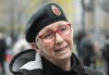 Veteran Martine Roy, a member of the LGBTQ community, speaks to media during a Remembrance Day ceremony in Montreal, Monday. THE CANADIAN PRESS/Graham Hughes