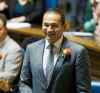MIKE DEAL / FREE PRESS
                                Premier Wab Kinew makes a motion to adjourn for the day after the throne speech on Tuesday.