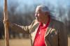 MIKAELA MACKENZIE / WINNIPEG FREE PRESS Murray Sinclair, who has received the vaccination, poses for a portrait on his property near St. Andrews on Monday, March 22, 2021. For Kevin Rollason story. Winnipeg Free Press 2021