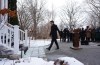 Prime Minister Justin Trudeau leaves a news conference after announcing his resignation as Liberal leader outside Rideau Cottage in Ottawa on Monday, Jan.6, 2025. THE CANADIAN PRESS/Sean Kilpatrick