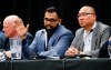 Manitoba PC legislature member Obby Khan speaks at a Ministerial Bear Pit Session during the Progressive Conservative Party's annual general meeting at the convention centre in Winnipeg on Saturday, April 15, 2023. THE CANADIAN PRESS/John Woods