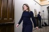 Liberal MP Chrystia Freeland, former minister of finance and deputy prime minister, leaves after attending a meeting of the Liberal caucus in West Block on Parliament Hill on Wednesday, Jan. 8, 2025. THE CANADIAN PRESS/Justin Tang
