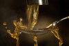 Boiling hot maple syrup is tested for consistency and clarity at the Moore maple syrup farm in Kawartha Lakes, Ont., March 28, 2021. THE CANADIAN PRESS/Fred Thornhill