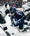 John Woods / THE CANADIAN PRESS
                                Winnipeg Jets&rsquo; Adam Lowry (17) stumbles following a face-off against Los Angeles Kings&rsquo; Anze Kopitar (11) during second period NHL action in Winnipeg on Friday, January 10, 2025. THE CANADIAN PRESS/John Woods