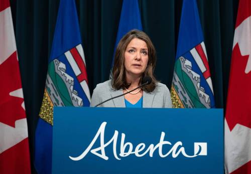 Todd Korol / The Canadian Press
                                Alberta Premier Danielle Smith may be making the wrong arguments over export tariffs on oil.