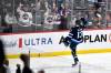 FRED GREENSLADE / THE CANADIAN PRESS
                                Winnipeg Jets&rsquo; Gabriel Vilardi celebrates one of his two goals against the Calgary Flames on Sunday.