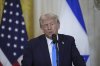 President Donald Trump speaks during a news conference with Israeli Prime Minister Benjamin Netanyahu in the East Room of the White House, Tuesday, Feb. 4, 2025, in Washington. (AP Photo/Alex Brandon)