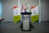 Surrey Mayor Brenda Locke speaks during a news conference in Surrey, B.C., on April 28, 2023. THE CANADIAN PRESS/Darryl Dyck