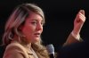 Minister of Foreign Affairs Melanie Joly attends a luncheon with the Chamber of Commerce of Metropolitan Montreal in Montreal on Tuesday, Feb. 4, 2025. Canadian politicians are pushing back on suggestions that Ottawa accept Palestinians if they are forcibly removed from the Gaza Strip. THE CANADIAN PRESS/Christinne Muschi