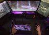 This Wednesday, March 6, 2019, photo shows a person playing 
