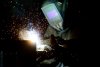 A welder fabricates a steel structure at an iron works facility in Ottawa on Monday, March 5, 2018. The Canadian Labour Congress (CLC) is hosting an emergency meeting tonight to discuss the impact of tariffs on workers and communities. THE CANADIAN PRESS/Sean Kilpatrick