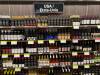 ADAM TREUSCH / FREE PRESS
                                A section of American wines at a Liquor Mart in Winnipeg on Sunday, Feb. 2, 2025. Products from the U.S. are set to be pulled from the stores starting Tuesday.
