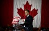 Conservative Leader Pierre Poilievre speaks at his Canada First rally in Ottawa, on February 15, 2025. THE CANADIAN PRESS/Justin Tang