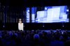 President of the European Commission Ursula von der Leyen speaks at the opening ceremony of the Hannover Messe in the Hannover Congress Centrum (HCC), Germany, Sunday April 21, 2024. THE CANADIAN PRESS/Michael Matthey/dpa via AP