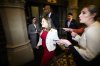 Liberal MP Chrystia Freeland, candidate for the leadership of the Liberal Party of Canada, makes her way to a meeting of the Liberal caucus in West Block on Parliament Hill in Ottawa, on Thursday, Jan. 23, 2025. THE CANADIAN PRESS/Justin Tang