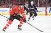 Canada's Connor McDavid (97) skates on his way to scoring against the United States during first period 4 Nations Face-Off hockey action in Montreal, Saturday, Feb. 15, 2025. THE CANADIAN PRESS/Graham Hughes
