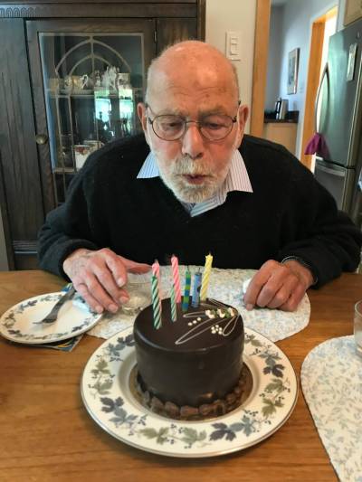 SUPPLIED Yude Henteleff on his 90th birthday.