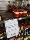 FREE PRESS
                                Manitoba Liquor Mart shelf encouraging Canadian alternatives to U.S. liquor.