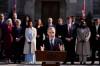 JUSTIN TANG / THE CANADIAN PRESS
                                The new Liberal leader, Mark Carney, was sworn in as Canada&rsquo;s 24th prime minister Friday.
