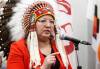 THE CANADIAN PRESS/John Woods
                                Assembly of First Nations National Chief Cindy Woodhouse speaks at an Assembly of Manitoba Chiefs (AMC) press conference for Theresa and Albert Shingoose, parents of Ashlee Shingoose who has been identified as the fourth victim of serial killer Jeremy Skibicki.