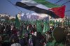 FILE - Palestinians attend a rally marking the 35th anniversary of the Hamas movement's founding in Gaza City, Wednesday, Dec. 14, 2022.(AP Photo/Fatima Shbair, File)