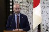 Britain's Secretary of State for Business and Trade Jonathan Reynolds speaks during a joint announcement with Japanese ministers after their economic meeting at Iikura Guest House Friday, March 7, 2025, in Tokyo. (AP Photo/Eugene Hoshiko, Pool)