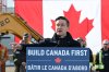 Conservative Leader Pierre Poilievre speaks at a news conference in Saguenay, Que., on March 20, 2025. THE CANADIAN PRESS/Jacques Boissinot