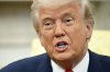 President Donald Trump speaks to reporters during a meeting with NATO Secretary General Mark Rutte at the White House in Washington, Thursday, March 13, 2025. (Pool via AP)