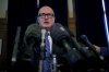 Liberal House Leader Michael de Jong speaks during a press conference from his office at the B.C. Legislature in Victoria, B.C., on June 26, 2017. THE CANADIAN PRESS/Chad Hipolito