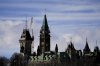 The Peace Tower on Parliament Hill is shown in Ottawa on Sunday, March 9, 2025. THE CANADIAN PRESS/Justin Tang