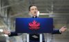 Conservative Leader Pierre Poilievre visits Cancoil, a manufacturer of commercial refrigeration products, to hold a press conference in Kingston, Ont., on Thursday, April 3, 2025. THE CANADIAN PRESS/Sean Kilpatrick