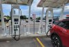 A 2022 Volkswagen ID.4 EV is shown at a charging station at a Scarborough, Ontario on Wednesday June 14, 2023. THE CANADIAN PRESS/Doug Ives
