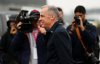 Liberal Leader Mark Carney arrives in Victoria, B.C., during a campaign stop on Sunday, April 6, 2025. THE CANADIAN PRESS/Sean Kilpatrick
