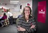 Lindsay Luhnau, the Liberal candidate for Calgary Centre, pictured in her campaign office in Calgary, Alta., Friday, April 11, 2025. THE CANADIAN PRESS/Jeff McIntosh