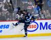 FRED GREENSLADE / THE CANADIAN PRESS FILES
                                Winnipeg Jets&rsquo; Josh Morrissey (44) celebrates his goal against the Columbus Blue Jackets during the second period of NHL action in Winnipeg on Tuesday January 9, 2024.