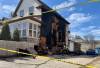 MAGGIE MACINTOSH/FREE PRESS
                                546 Home St. caught fire and suffered significant damage following an unusual police chase and related explosion in the West End on Friday.