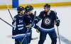John Woods / THE CANADIAN PRESS
                                Winnipeg Jets Dylan Samberg, Neal Pionk, Cole Perfetti and Nino Niederreiter celebrate Pionk&rsquo;s goal against the Anaheim Ducks during the second period of the Jets&rsquo; 2-1 OT win in Winnipeg on Wednesday.