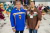 BROOK JONES/FREE PRESS
                                Manitoba Institute of Trade & Technology hosts a pow wow honouring indigenous students at MITT in Winnipeg on Thursday. Electronics technician student Patrick Jennings (right), 36, who is a pending graduate is pictured with MITT president and CEO Neil Cooke, 63.
