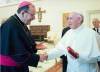 SUPPLIED
                                Pope Francis greets Albert LeGatt, archbishop of the Archdiocese of St. Boniface. LeGatt met the pontiff about 10 times.