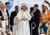 Jason Franson / THE CANADIAN PRESS FILES
                                Pope Francis receives a traditional headdress after apologizing for the Roman Catholic Church&rsquo;s role in the residential school system, in Maskwacis, Alta., during his papal visit across Canada in 2022.